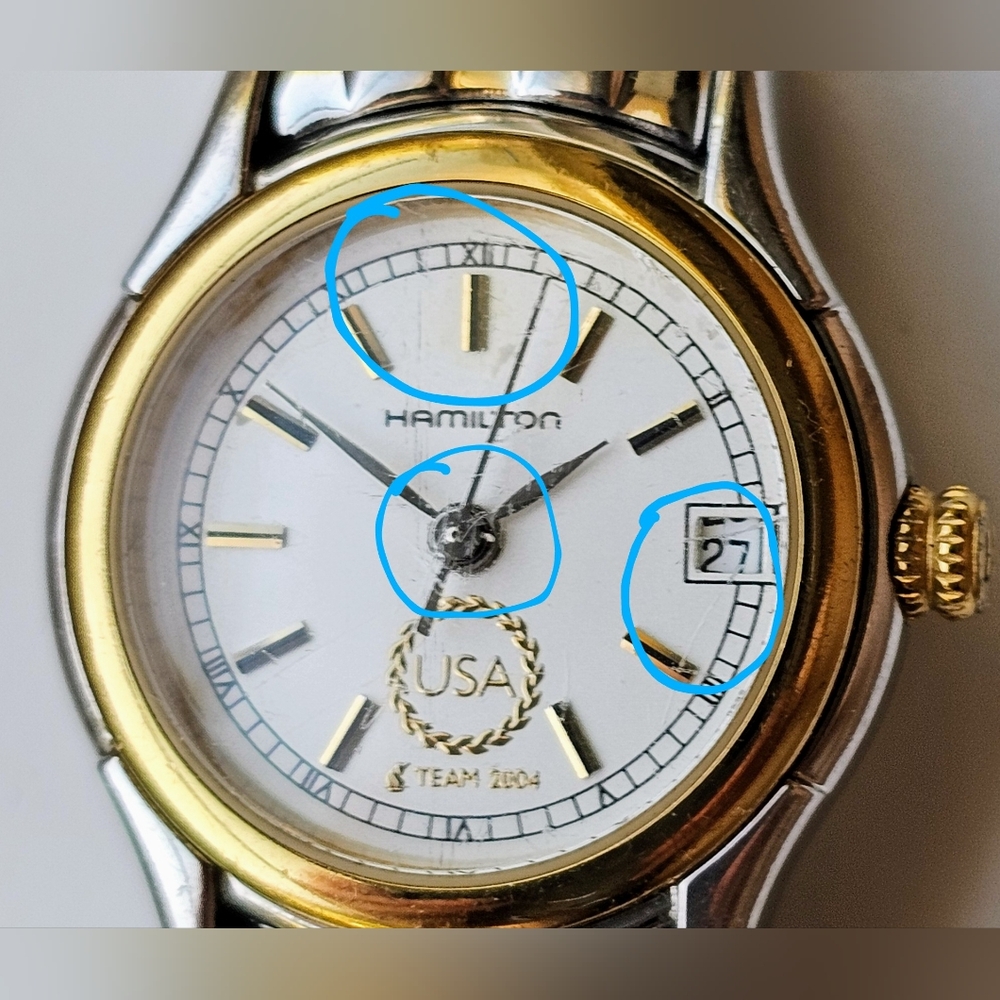 🇺🇸 2004 USA Olympic Hamilton ladies watch. Great collector item. - Picture 13 of 16